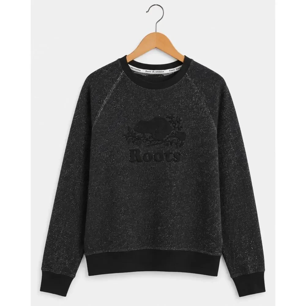 Roots Organic Original Crew Sweatshirt Size Small